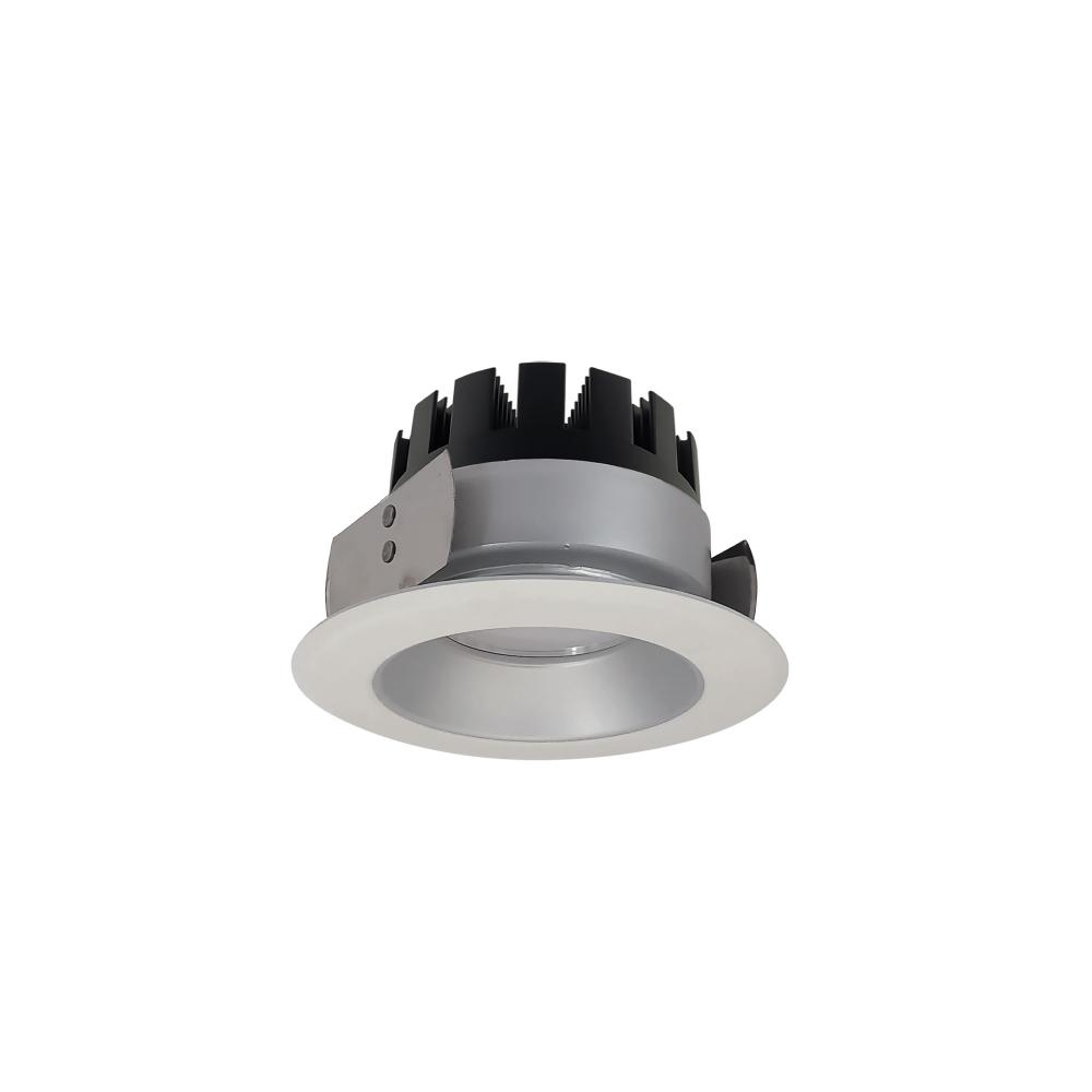 4" Marquise III Round Open Reflector, 1500lm, 3500K, Narrow Flood Optic, Haze Reflector/White