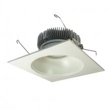 Nora NLCB2-65320CDMPW - 6" Cobalt Dedicated High Lumen Square/Round, 2000lm, Comfort Dim, Matte Powder White Reflector /