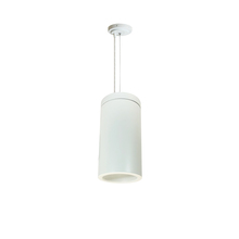Nora NYLS3-6C1L227SC12WWW - 6" Sapphire III Cable Mount White Cylinder, Matte Powder White Reflector/Matte Powder White