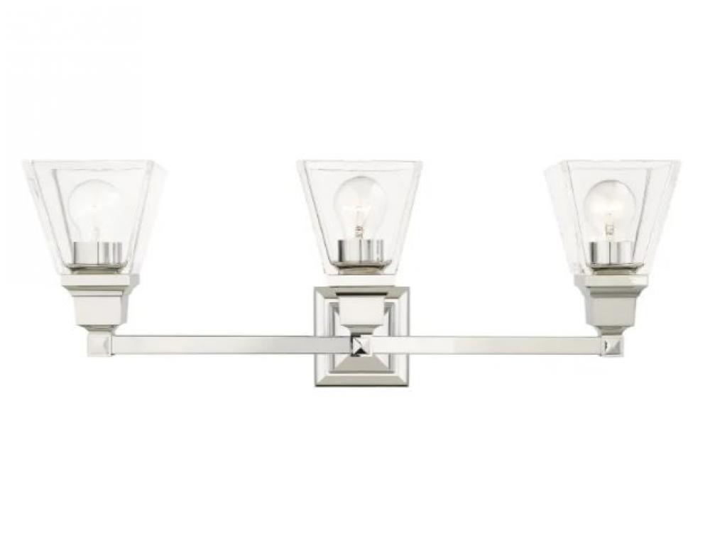 3 Lt Polished Chrome Bath Vanity