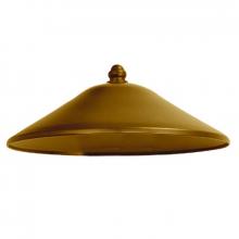 Westgate MFG C1 AA-21L-AZ - MODEL 21 ALUMINUM PATH LIGHT CAP, ANTIQUE BRASS