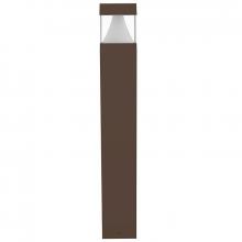 Westgate MFG C1 BOL-42-S-C-C-MCTP-BR - BOLLARD 42in SQUARE FLAT TOP LOUVER CLEAR LENS ADJ. 12-22W 30/40/50K, BRONZ