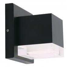 Westgate MFG C1 LRS-J1S-MCT-C90-BK - DECORATIVE OUTDOOR WALL LIGHT, SOLID ACRYLIC, 1-SIDE, 10W TUNE 30/40/50K C90, BLACK