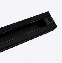 Luxrite LR43803 - LEDTR/H/3W/1C/SM/4FT/BK 4' SURFACE MOUNT H-TYPE SINGLE CIRCUIT 3-WIRE TRACK - BLACK FINISH