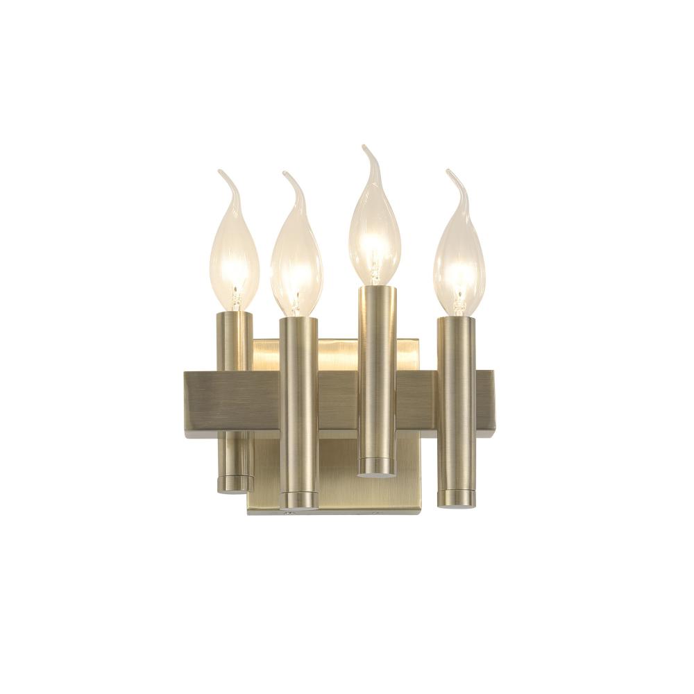 Collette 4-Lt Bath - Antique Brass