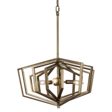 Varaluz 262P03HG - Gymnast 3-Lt Pendant - Havana Gold