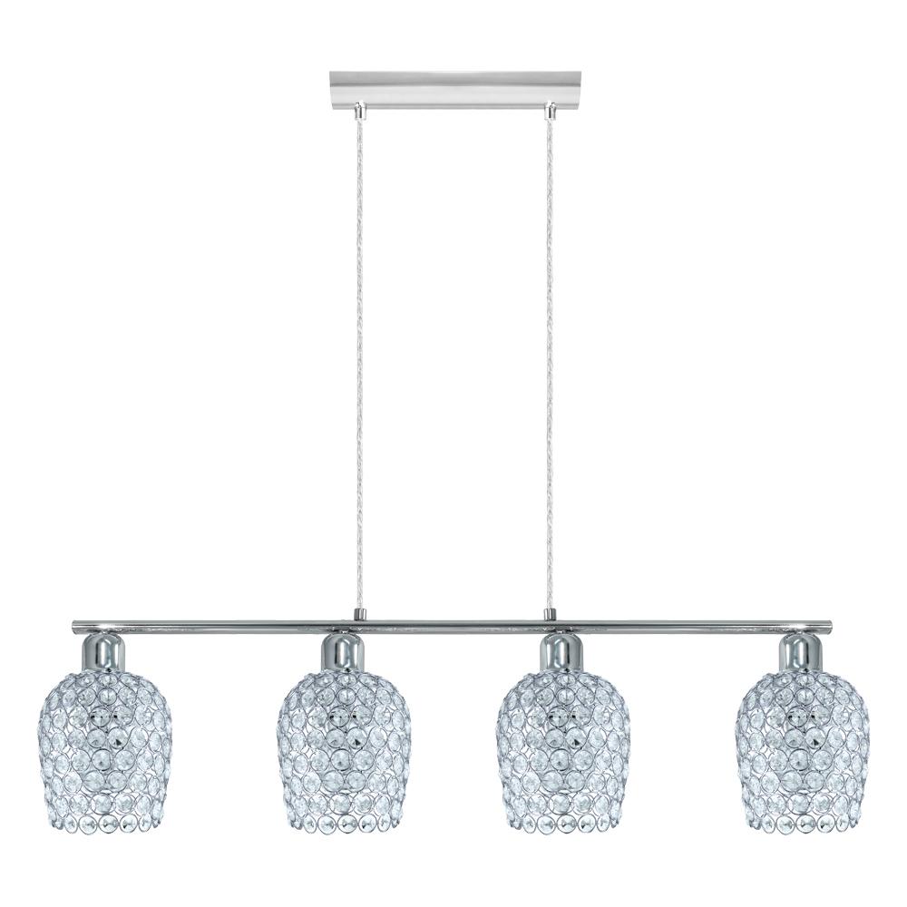 3 LT Linear Pendant w/ Chrome Finish & Clear Glass Shades