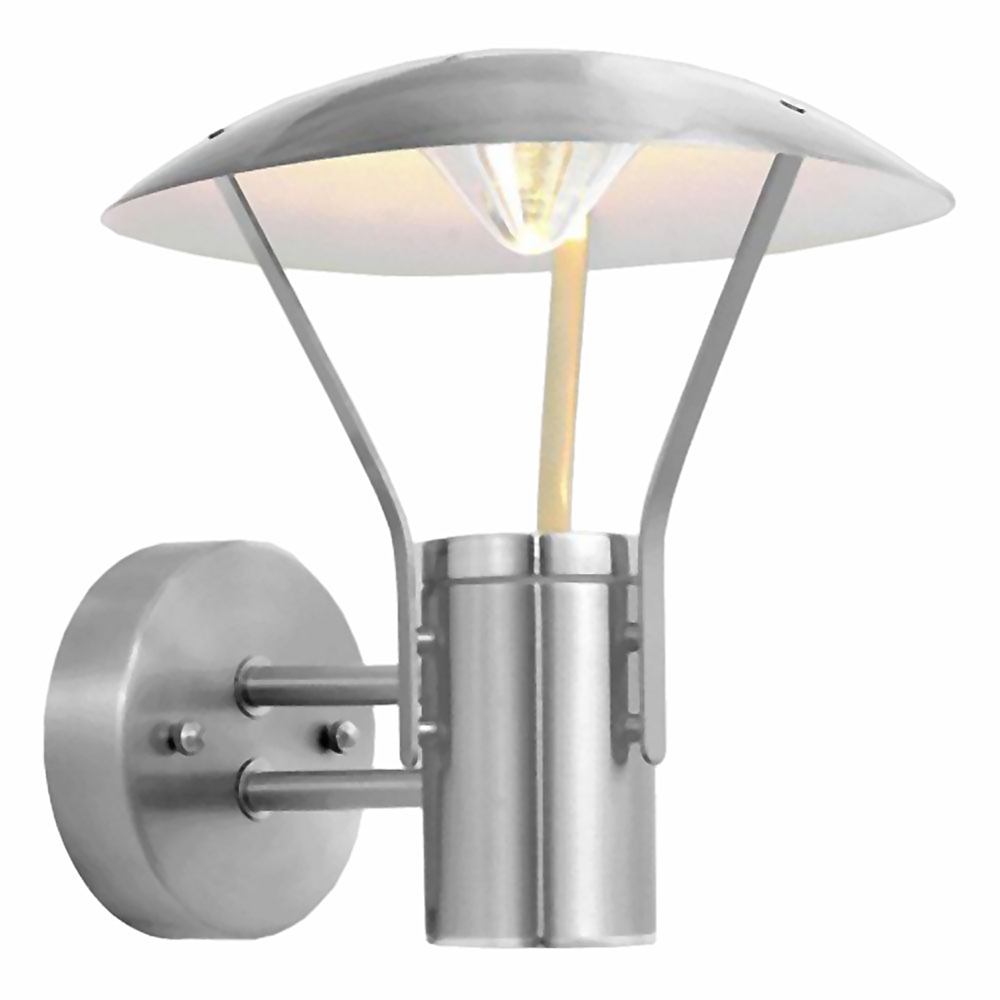 1 LT Outdoor Wall Light w/ Stainless Steel Finish