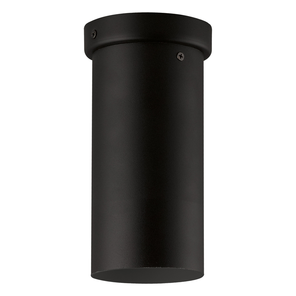 1 LT Cylinder Ceiling Light w/ Matte Black Finish