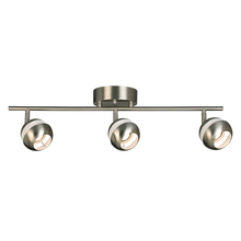 Eglo 204012A - 3 LT Integrated LED Track Light w/ Brushed Nickel Finish & Adjustable Lamp Heads