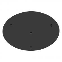 Eglo 204101A - 3 LT Round Canopy w/ Black Finish