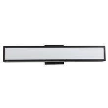 Eglo 204139A - 1 LT Integrated LED Bath/Vanity Light w/ Black Finish & White Acrylic Shade