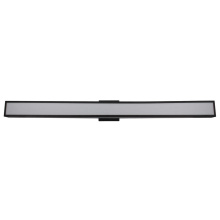 Eglo 204142A - 1 LT Integrated LED Bath/Vanity Light w/ Black Finish & White Acrylic Shade