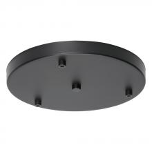 Eglo 204819A - 3 LT Round Canopy w/ Black Finish