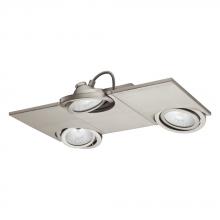 Eglo 39249A - 3 LT LED Fixed Track Light w/ Matte Nickel Finish & Adjustable Lamp Heads