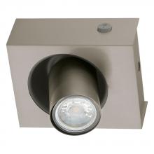 Eglo 96605A - 1 LT Ceiling Track Light w/ Matte Nickel Finish & Adjustable Lamp Head