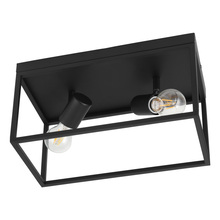 Eglo 98332A - 2 LT Ceiling Light w/ Black Finish