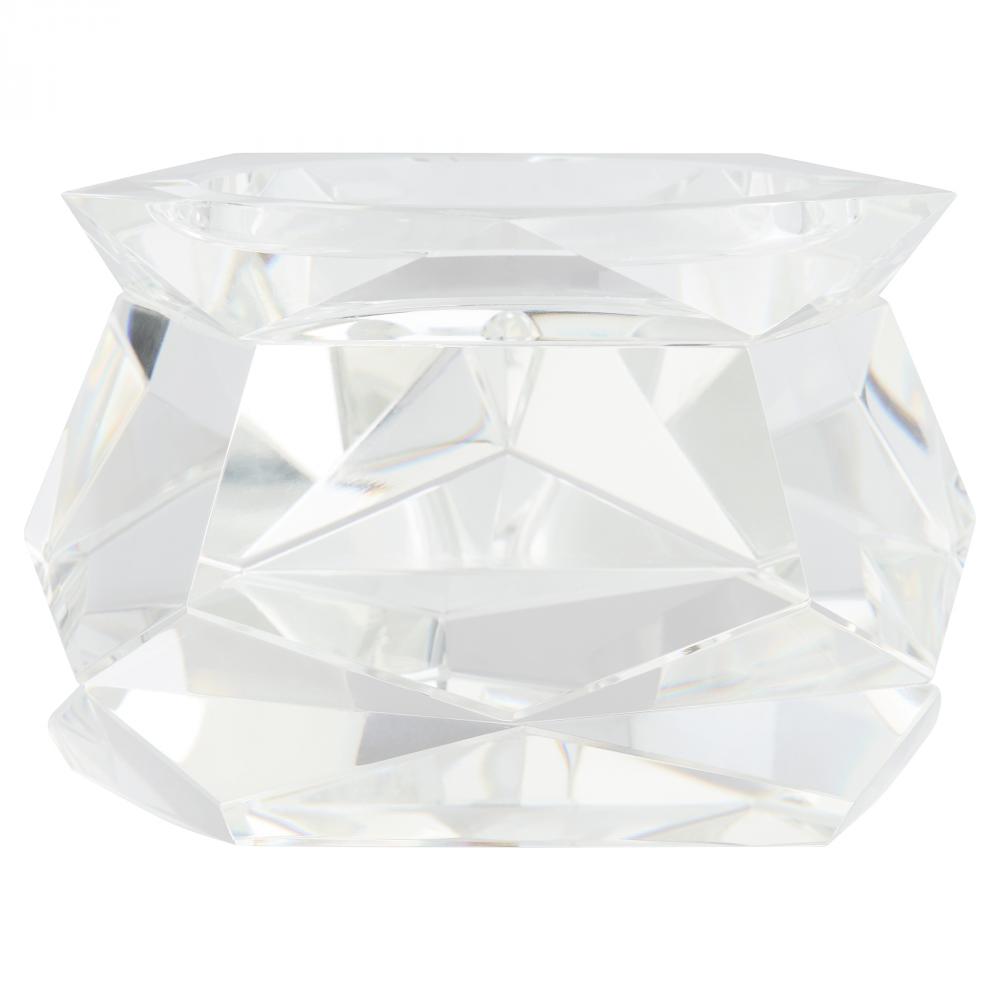 Faceted Pillar Candleholder - Small