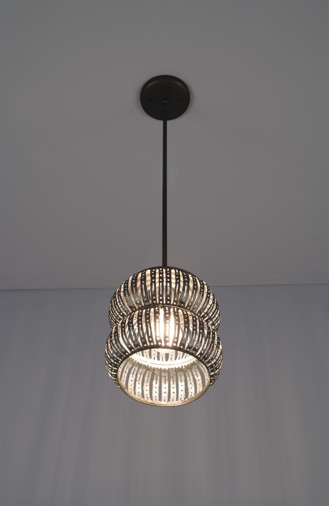 Small Secola - Bronze - Pendant - Incandescent - 16" OA Drop