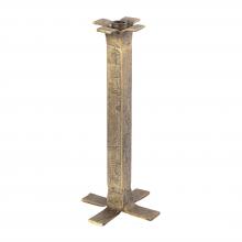 ELK Home Plus H0897-10927 - Splay Candleholder - Large Aged Brass