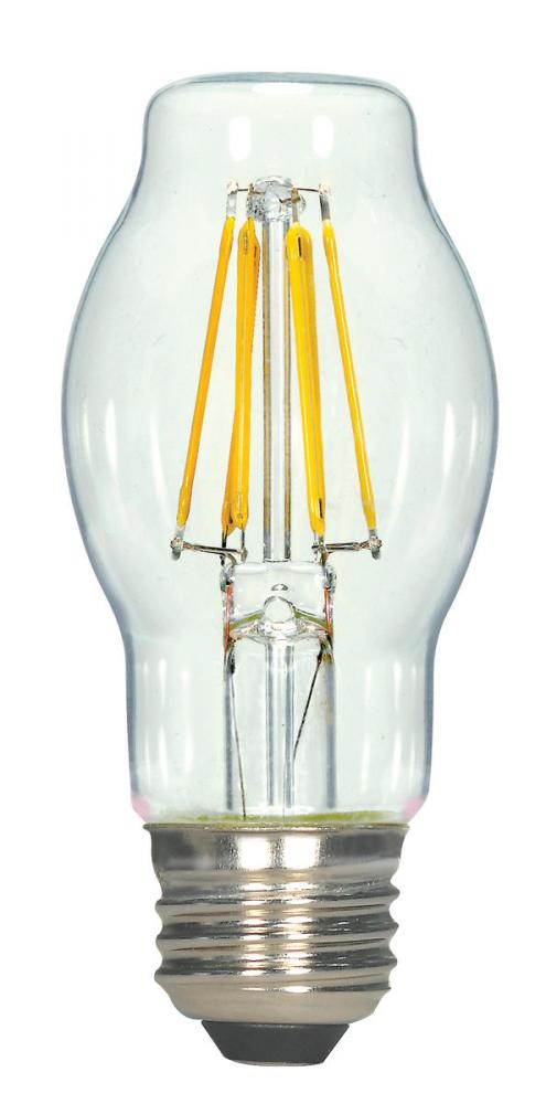 6.5 Watt BT15 LED; Clear; Medium base; 2700K; 810 Lumens; 120 Volt; Shatter Proof