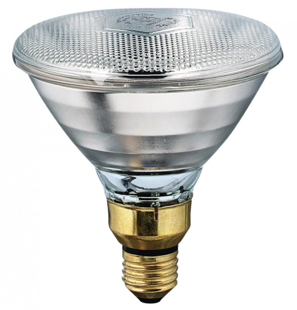 100 Watt BR38 Incandescent; Clear Heat; 5000 Average rated hours; Medium Skirted base; 120 Volt
