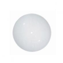 Satco Products Inc. 50/199 - White Deep Diffuser Shade; 13 inch Diameter; 1-7/8 inch Height; Regular Bend Glass; Sunburst Pattern