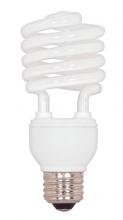 Satco Products Inc. S7228/TF - 23 Watt; Mini Spiral Compact Fluorescent; 4100K; 82 CRI; Medium base; 120 Volt; Shatter Proof