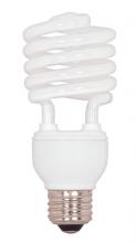 Satco Products Inc. S7234/TF - 20 Watt; Mini Spiral Compact Fluorescent; 2700K; 82 CRI; Medium base; 120 Volt; Shatter Proof