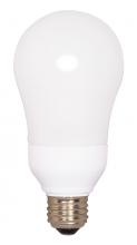 Satco Products Inc. S7291/TF - 15 Watt; A19 Compact Fluorescent; 2700K; 82 CRI; Medium base; 120 Volt; Shatter Proof