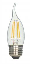 Satco Products Inc. S9262 - 2.5 Watt CA11 LED; Clear; Medium base; 2700K; 250 Lumens; 120 Volt