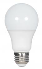 Satco Products Inc. S9705 - 10 watt; A19 LED; 2700K; Medium base; 220' beam spread; 90CRI; 120 volts; 4-Pack