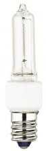 Westinghouse 0624500 - 60W T3 Halogen Single-Ended Xenon Krypton Clear E12 (Candelabra) Base, 120 Volt, Card