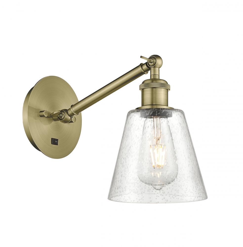 Caton - 1 Light - 5 inch - Antique Brass - Adjustable Sconce