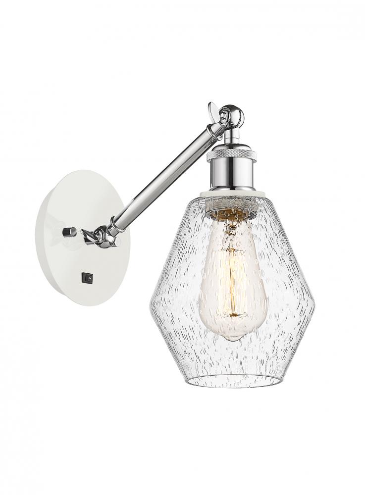 Cindyrella - 1 Light - 6 inch - White Polished Chrome - Adjustable Sconce