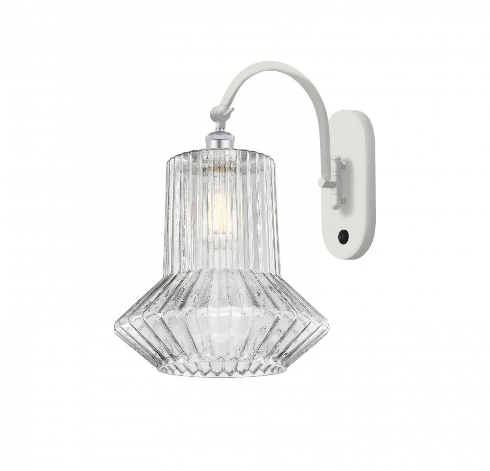 Springwater - 1 Light - 12 inch - White Polished Chrome - Adjustable Swing Arm