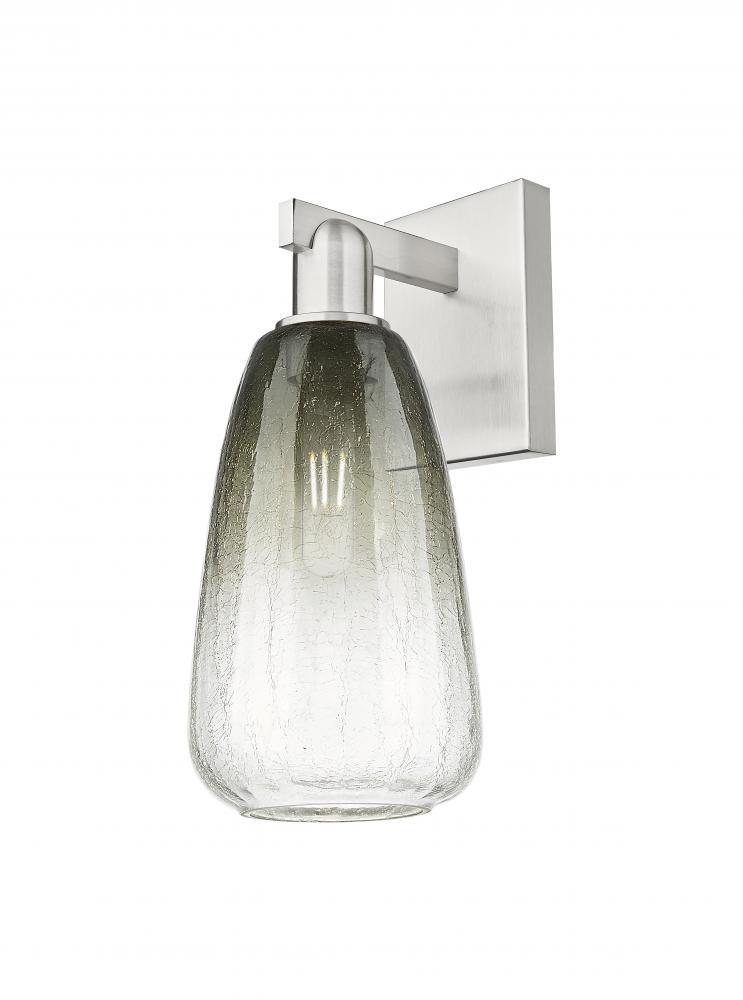 Brookhaven Almond - 1 Light - 6 inch - Brushed Satin Nickel - Sconce