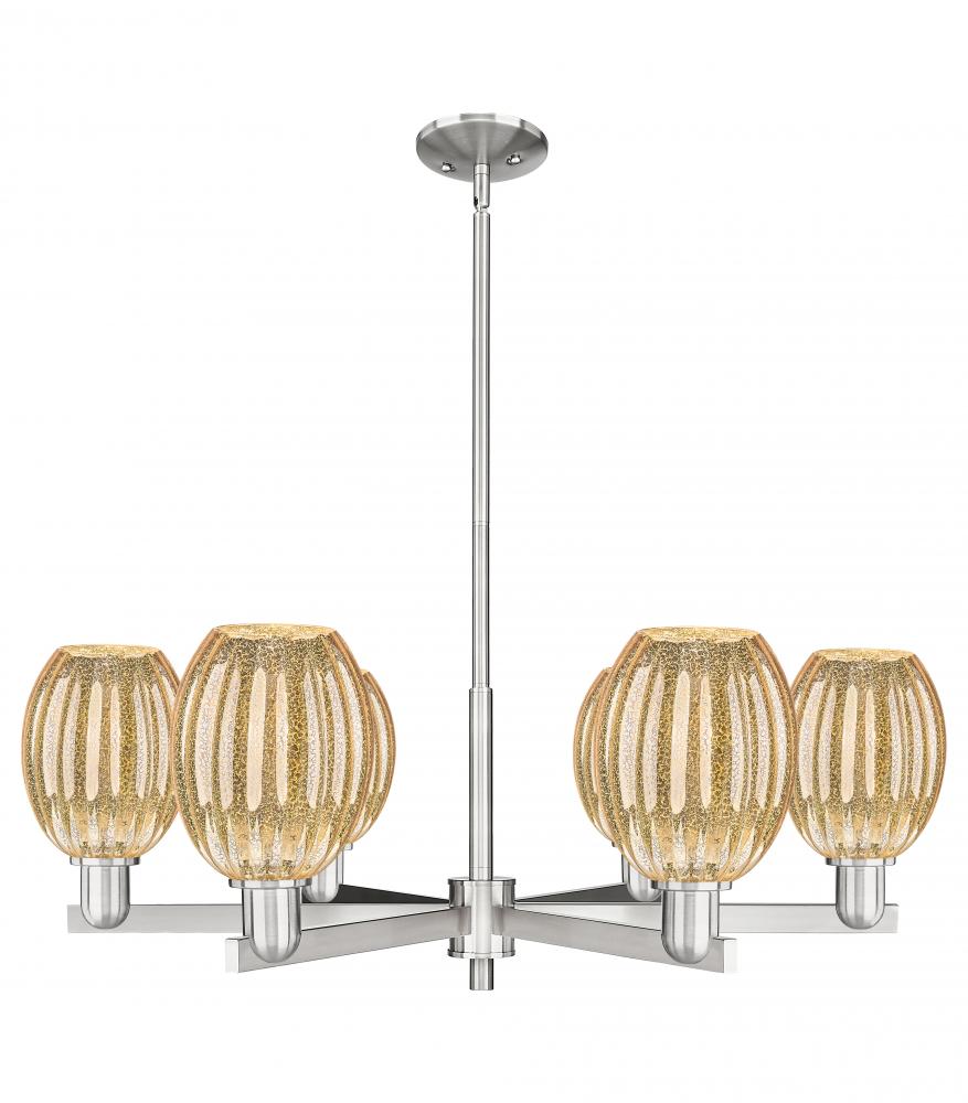 Preston - 6 Light - 24 inch - Satin Nickel - Chandelier
