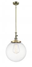 Innovations Lighting 206-AB-G202-14 - Beacon - 1 Light - 12 inch - Antique Brass - Stem Hung - Adjustable Mini Pendant