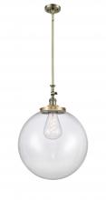 Innovations Lighting 206-AB-G202-18 - Beacon - 1 Light - 18 inch - Antique Brass - Stem Hung - Adjustable Mini Pendant