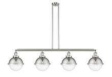 Innovations Lighting 214-SN-HFS-84-SN - Hampden - 4 Light - 54 inch - Brushed Satin Nickel - Stem Hung - Adjustable Island Light