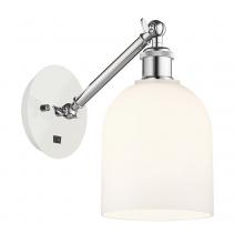 Innovations Lighting 317-1W-WPC-G558-6GWH - Bella - 1 Light - 6 inch - White Polished Chrome - Adjustable Sconce
