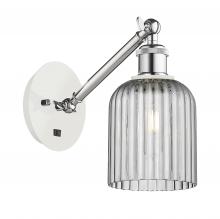 Innovations Lighting 317-1W-WPC-G559-5SM - Bridal Veil - 1 Light - 5 inch - White Polished Chrome - Adjustable Sconce