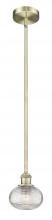 Innovations Lighting 616-1S-AB-G555-6CL - Ithaca - 1 Light - 6 inch - Antique Brass - Cord hung - Mini Pendant