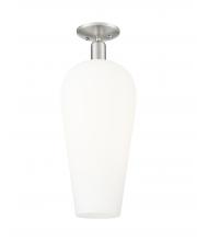 Innovations Lighting 716-1C-SN-G456-8WH - Chelsea - 1 Light - 6 inch - Brushed Satin Nickel - Semi-Flush Mount