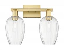 Innovations Lighting 716-2W-SG-G457-6CL - Preston - 2 Light - 16 inch - Satin Gold - Bath Vanity Light