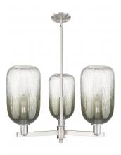 Innovations Lighting 716-3CR-SN-G482-7SL - Brookhaven Cloche - 3 Light - 18 inch - Satin Nickel - Flush Mount