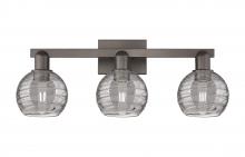 Innovations Lighting 716-3W-OB-G1213-6SM - Athens Deco Swirl - 3 Light - 26 inch - Oil Rubbed Bronze - Bath Vanity Light