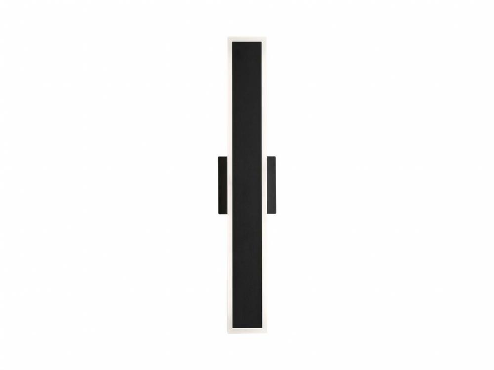 Obsidian LED 24" Wall Sconce - Outdoor in Sand Black
