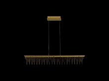 Golden 5461-LP48 SSG - Lucerna 48" LED Linear Pendant in Stainless Steel Gold
